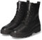 Gabor Damen Combat Boots, Frauen Stiefeletten,Kurzstiefel,uebergangsschuhe,uebergangsstiefel,schnürstiefel,warm,schwarz/Silber,44 EU / 9.5 UK
