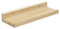 eSituro Wandregal Holz, Hängeregal Schweberegal Bilderleiste, Wanddeko für Wohnzimmer Schlafzimmer Küche Badezimmer, 10 kg Belastbarkeit, natürliche Holzfarbe, B30xH4xT10 cm, SWS0375