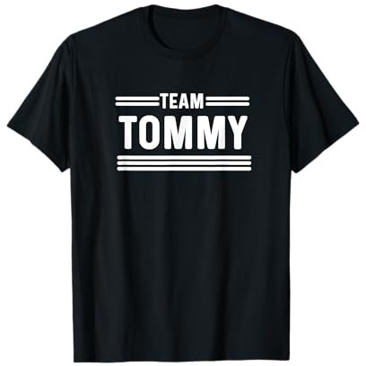 Équipe Tommy - Nom de famille T-Shirt