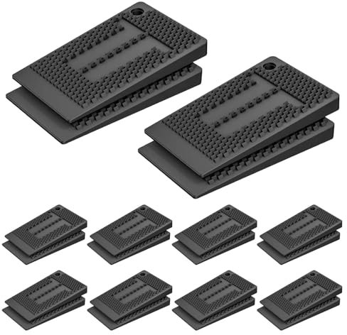 Mivanta 20 Furniture Leveling Pads – Möbelnivellierer, Gummiausgleichskeile zur Möbelnivellierung, Tisch Wedges, Schrankunterlagen, DIY Ausgleichsscheiben