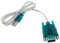 Cable adaptador estándar USB a RS232 RS-232(DB9) negro para PC