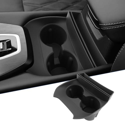 BIXUAN Getränkehalter Auto kompatibel mit Nissan Qashqai J12 e-Power/Mild Hybrid 2021-2026 TPE Mittelkonsole Getränkehalter Einsatz, Aufbewahrungsbox Organizer Tray Mittelarmlehne Ablagefach Zubehör