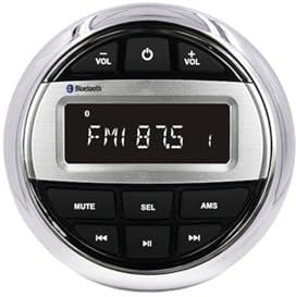 DRAUXI Marine Stereo Wasserdicht Boot MP5 Radio Player Bluetooth FM AM RDS for Yacht Gauge Motorrad Witterungsbeständig