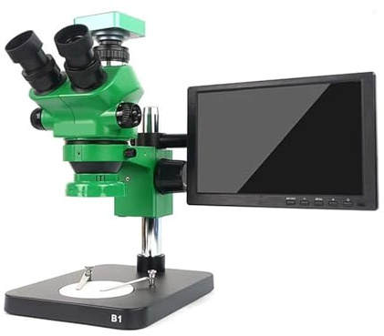 Kontinuierliches Zoom-Trinokular-Mikroskop, Stereo-Mikroskop, Elektron for Wartung, USB-Kamera, 4K-Video Leistungsstarke Eigenschaften(Add 4K Camera)
