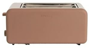CREATE/TOAST RETRO XL/Tostapane Moka / 6 Livelli di potenza, vassoio raccoglibriciole, termostato, scongelamento, riscaldamento, 2 fessure per fette larghe, 1500W
