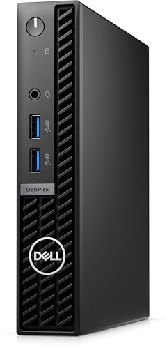 Dell Optiplex 7010 Mini Desktop Computer PC, Intel Core i3-13000T, 16 GB RAM, 512 GB SSD, WiFi, Bluetooth, US Keyboard QWERTY, Windows 11 Pro (Renewed)