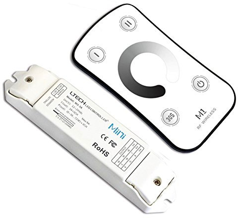 M1 Touch Remote Controller LED Dimmer Receiver for Monochrome Single Color LED Lighting Strip 12V 24V