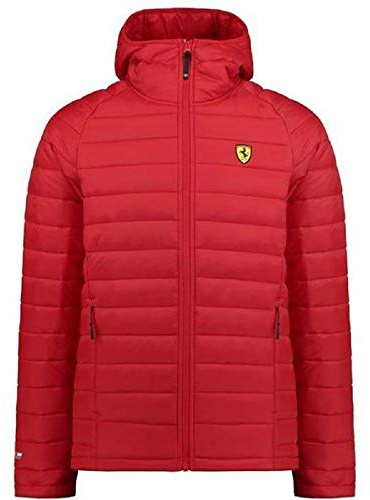 FERRARI Uomo SF Herren Steppjacke Giacchetto imbottito, Rot, XXL