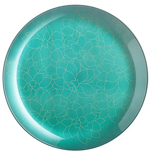 Luminarc L8282 Piatto grande 26 cm - Fiori di Bach, verde, 1 unità