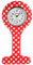 Adrina Unisex – Uhr Krankenschwesteruhr Ansteckuhr Revers Analog Quarz 4100008-001