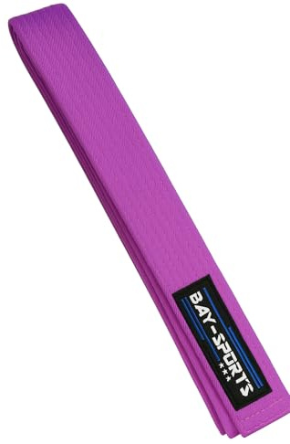 Bay Budogürtel, PINK ROSA Flieder Belt, Kampfsportgürtel, Kinder, Kids, Junior, Senior, Erwachsene Scherzartikel Dan Feier Geschenk Schwarzgurtfeier