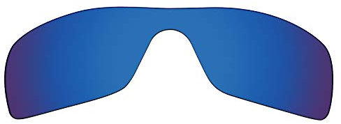 Mryok Verres de rechange pour Oakley Batwolf OO9101-27 mm - Options, Polarisé - Bleu pacifique, Taille unique