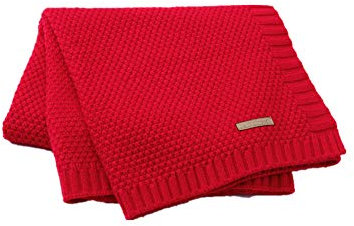 Odot Babydecke Mädchen Jungen, Babydecken 80 x 100 cm Strickdecke Weich und Atmungsaktiv, Kuscheldecke für Badetuch, Kinderdecke Neugeborene Geschenke
