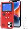 Gameboy Case for iPhone XR, Chu9 Retro 3D Playable Gameboy Cover Case with 36 Classic Games, Handheld Color Screen Video Game Console Case for iPhone (Red, iPhone XR)