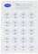 okoium 1 Blatt mit 20 Etiketten zur Kennzeichnung der Verwendbarkeit nach Anbruch der Packung, 12 Monate haltbar, Verwendbarkeitskennzeichnung, Anbruchkennzeichnung