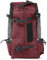 PETCUTE zaino per cani gatti Borsa trasportino Porta Cani Zaino Trekking per Gatti Regolabile Zainetto per Viaggi Animali Taglia Grandi Carico Massimo16,5 kg Rosso