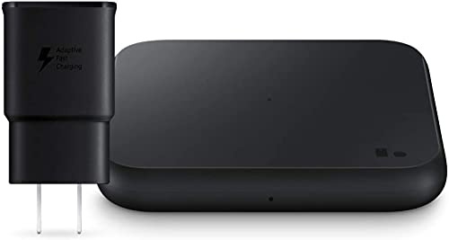 SAMSUNG Wireless Charger Fast Charge Pad (2021), Universally Compatible with Qi Enabled Phones (US Version), Black, 9W