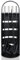 XMTECH Juego de 5 cubiertos para chimenea, accesorios para chimenea, de metal, diseño moderno, para cocina, herramientas de chimenea, incluye escoba, pinzas y soporte con protección visual, negro