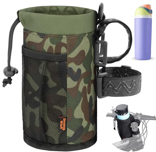 Desing Wish 24oz Flaschenhalter Fahrrad Getränkehalter Ohne Schrauben Trinkflaschenhalter Fahrradflaschenhalterung Getränke Halterung Fahrrad Trinkflaschenhalterung Wasserflaschenhalter mit Netztasche