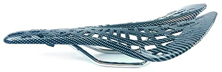 Carbon Look Sportsattel Fahrradsattel Fahrrad Bike Sattel Radsattel Mountainbike Tourensattel MTB Atmungsaktiv Ergonomisch - Hallenwerk