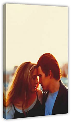 KOURT Filmposter mit Aufschrift Before Sunrise, Leinwand, Poster, Wandkunst, Dekoration, Bild, Gemälde für Wohnzimmer, Schlafzimmer, Dekorationsrahmen: 50 x 75 cm