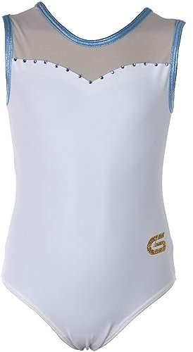 GETTY-SPORTS Turnanzug Petra ohne Arm für Mädchen/Damen (navy/white) Größe 40