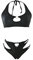 Dessous Sexy ReizwäSche Lack Leder Zweiteilige NachtwäSche Wetlook Lingerie Leder Faszinierend ReizwäSche Set Tank Top Oberteil Erotik Booty Shorts FüR Glitzer Party Clubwear