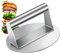 Ricpwit Smash Burgerpresse, 15 cm, runde Hamburgerpresse, Upgrade-Burgerpresse mit Premium-Edelstahl-Burgerzerkleinerer zum Grillkochen