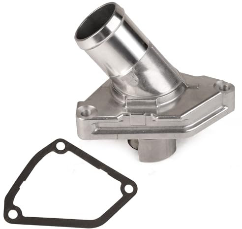 MILIPARTS Upgrade Aluminum Engine Coolant Thermostat Housing Compatible with 2002 2001 Nissan Pathfinder 3.5L V6 GAS DOHC Naturally Aspirated Replace 212004W000
