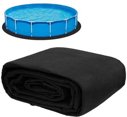 Gonioa Tappetino per piscina fuori terra, tappetino per piscina sotto la piscina, tappetino per piscina fuori terra o tappetino per vasca idromassaggio, telo per piscina sotto imbottitura per piscina,