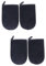 DOITOOL 4 Stück Bräunungshandschuh -Handschuh für den Rücken Handschuh zum selbstbräunen handschuhe Selbstbräunungs- ätherisches Öl Sonnencreme