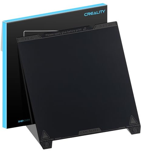 Creality Foglio PEI piastra liscia K1C, piattaforma stampa con piastra flessibile in acciaio 235x235mm per Ender 3 S1/Pro,Ender 3 Neo,Ender 3 V2 Neo,Ender 5 S1,Ender 3 V3 SE,Ender KE,K1C,K1