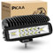 PICAA LED Arbeitsscheinwerfer, 2X 24W 6 Zoll 7D Arbeitsscheinwerfer Traktor 12V 24V Wasserdicht Arbeitslicht led zusatzscheinwerfer für Bagger Traktoren Schlepper Gabelstapler ATV Lkw, offroad