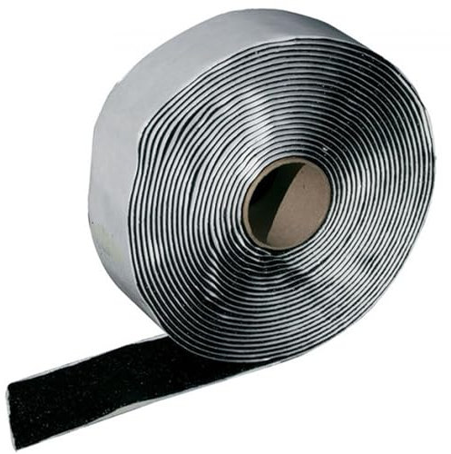Saukalt Klimatechnik Bitumen Isolier- & Dichtungsband, 10m x 50mm x 3mm (LxBxH), Zur Isolierung von Kältemittelleitungen und Abdichtung