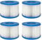 Abaigeal 4 Filters Hot Tub Filter Cartridges VI for Bestway, Replacement Filter Cartridge for Miami, Vegas, Palm Springs, Paris, Monaco - 2 Twin Packs