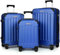 TANTOMI Koffer Set 3-Teilig Hartschale | Leicht ABS-Reisekoffer Set mit 360°-Spinner-Rollen, Gepäck-Sets mit 3 Stelige-Zahlenschloss & Teleskopgriff | Luggage Set (M/L/XL, Himmelblau)