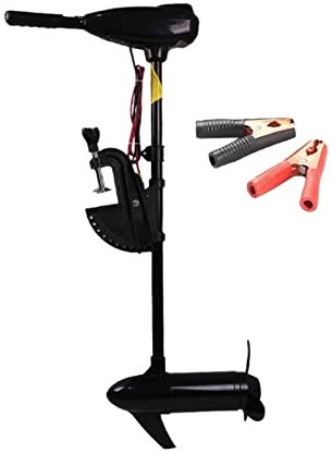 Moteur de bateau à moteur hors-bord, Moteur de moteur à pêche à la traîne électrique en bateau par DC Pêche à l'hélice axée sur la batterie Pêche gonflable Radeau de dérivation Sel de mer pour bateaux