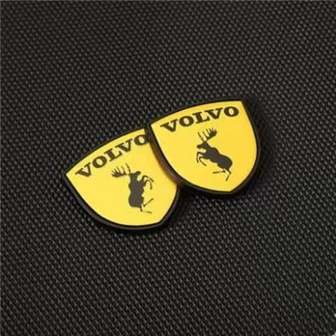TonBE Auto Emblem Abzeichen für Volvo C30 2006-2013, Metall Emblem Logo Frontkoffer Heckkoffer Emblem Heckklappen Kühlergrill Logo Dekoration Styling Zubehör,J