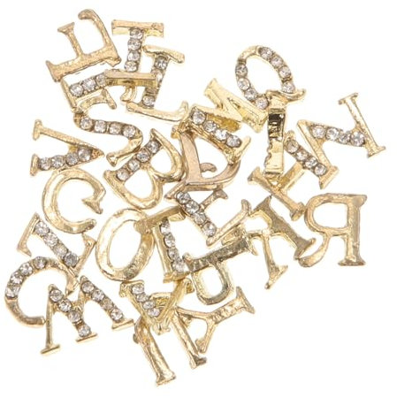 Didiseaon 3d Letter Nail Decals Set Alloy Nail Stickers for Women 3d Nail Art Stickers Letter Nail Stickers for Nail Art