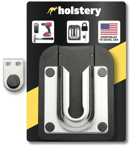 PinPal Pro | Universal Tool Holster - Gravity Locking Clip-On Tool Belt Holder for Drills, Impacts, and Other Tools (with Pin Kit for Makita)