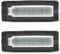 Pjeghbvop 2 Teile/Satz 18 LED Kennzeichen Licht Lampe Fehler Kostenloser Für Für Smart Fortwo Coupe 450 451 W450