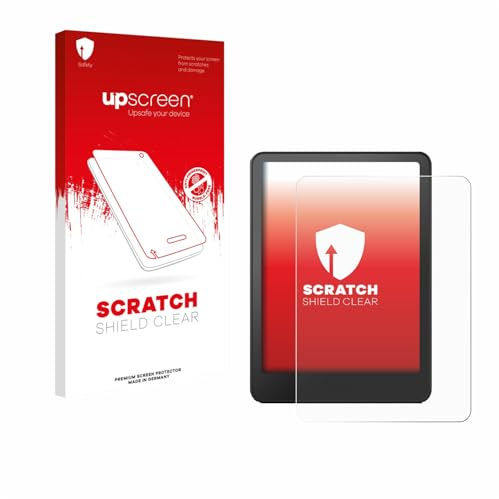 upscreen Schutzfolie für Amazon Kindle Paperwhite 2024 Signature Edition | (12. Gen.) Transparenter Displayschutz Made in Germany Kristall-Klar Kratzschutz Anti-Fingerprint