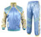 Generisch 80er 90er Jahre Outfit Herren Damen, Blau Karneval Kostüm Trainingsanzug Retro Anzug für Karneval FaschingskostüMe Damen Ski KostüM Herren
