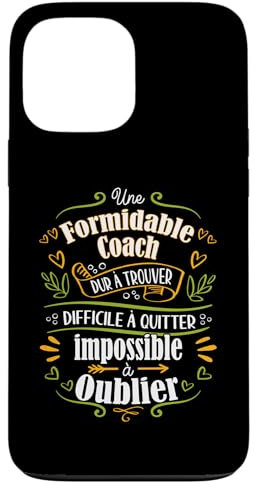 Une Coach Formidable Cadeau Coach Sportif Femme Original Hülle für iPhone 13 Pro Max
