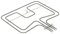 Zanussi Built-In Single Oven Top Grill Heater Element 1700W / 1000W – Compatible Replacement for Part Number 1400741060