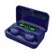 AARONMEI F9 TWS Bluetooth Wireless Earbuds Stereo Sound Waterproof Noise Cancelling Sport Gaming Headphones-Blue