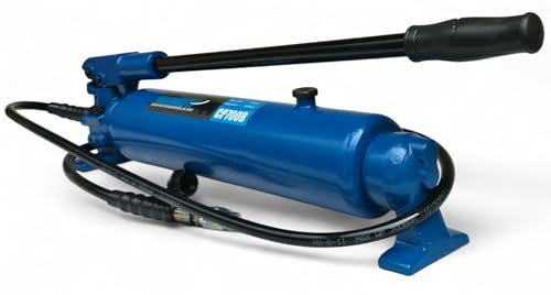 Hydraulische Handpumpe | 700 bar mit Pumpenstange für Hydraulikzylinder Hydraulikpumpe | 2m Schlauch