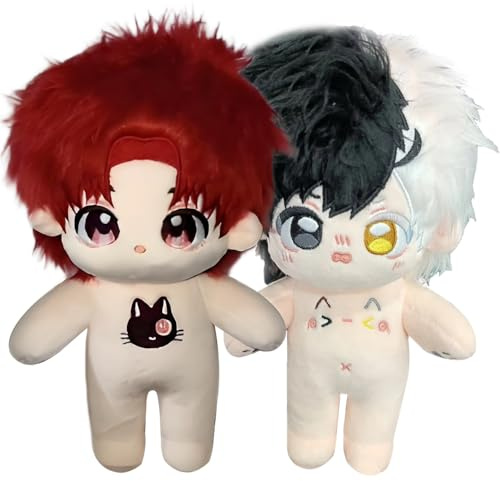 Gooyeh Haruka Plüsch-Kissen, Anime, gefüllt, PP-Baumwolle, weiche Figur, niedliches Cartoon-Plüschkissen, Heimdekoration, Geschenk, 2 Stück