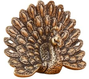 Messing-Pfau-Miniaturfiguren, Kupfer-Tier-Pfau-Statue, Skulptur, Kunsthandwerk, Sammlung, Büro, Zuhause, Arbeitszimmer, Schreibtisch, Ornament, Bonsai, Mikrolandschaft, Sand, Tischdekoration,