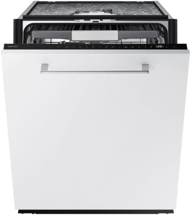 Samsung DW80H77H3B0U1 Geschirrspüler, Vollintegrierbar mit Festtürtechnik | Leise & Energieeffiziente Spülmaschine, 60 cm, Besteckschublade, AI Wash, SmartThings, Sensortüröffnung, 14 Maßgedecke
